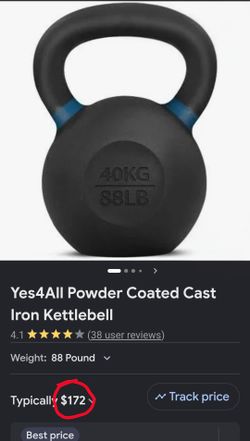 Kettlebell 88 lb