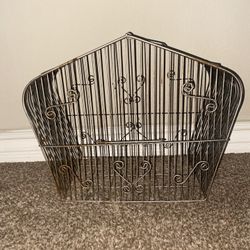 Bird Cage 13 Inches Tall 15 1/2 Inches Wide