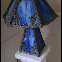 Vintage Glass Table Lamp 