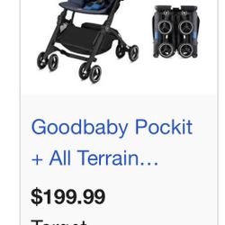 Easy Fold Goodbaby Pockit Stroller! 