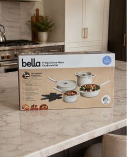 New! Bella 9 Piece Cookware Set