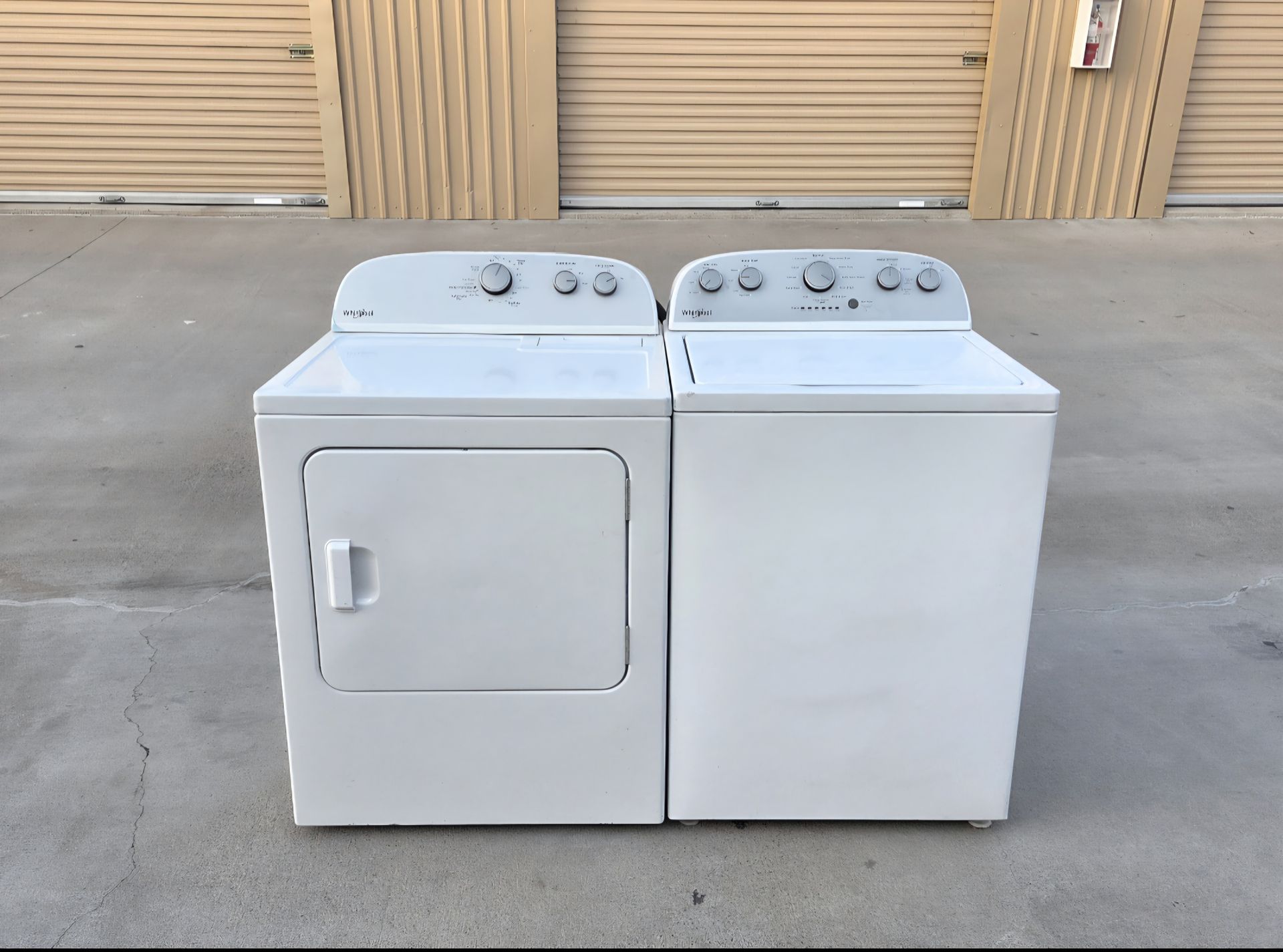 Washer and dryer electric