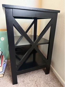 Black Side Table