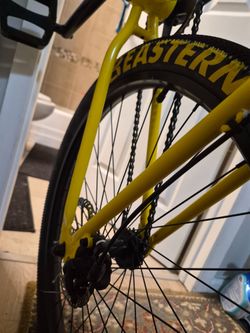 (B) Eastern - Growler Black & Yellow 26 inch Big Boy BMX