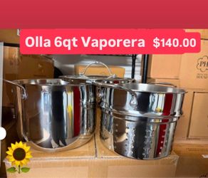 Nueva Ollita Vaporera 6qt Prepara Caldos Frijoles Tamales Pollo Especial $140.00 Princess House Ventas Finales