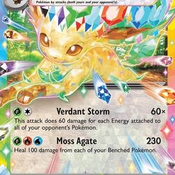 Leafeon EX Prismatic Evolutions Sealed/STAMPED Surprise Box Promo Card #006/131!