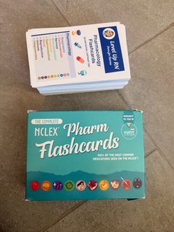 Nursing Pharm Flashcard Sets Bundle