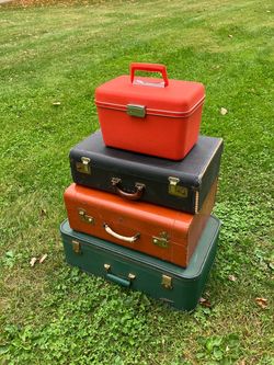Vintage LOT of 4 Suitcases - 4/$90 or see individual prices below