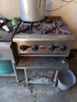 4 burner stove for restaurants