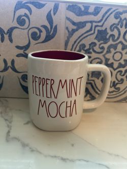 Rae Dunn Peppermint, Mocha, Seasonal Collectors Mug