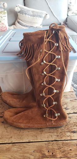 Womens Leather Maccusins
