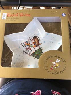 Porcelain Christmas bowl