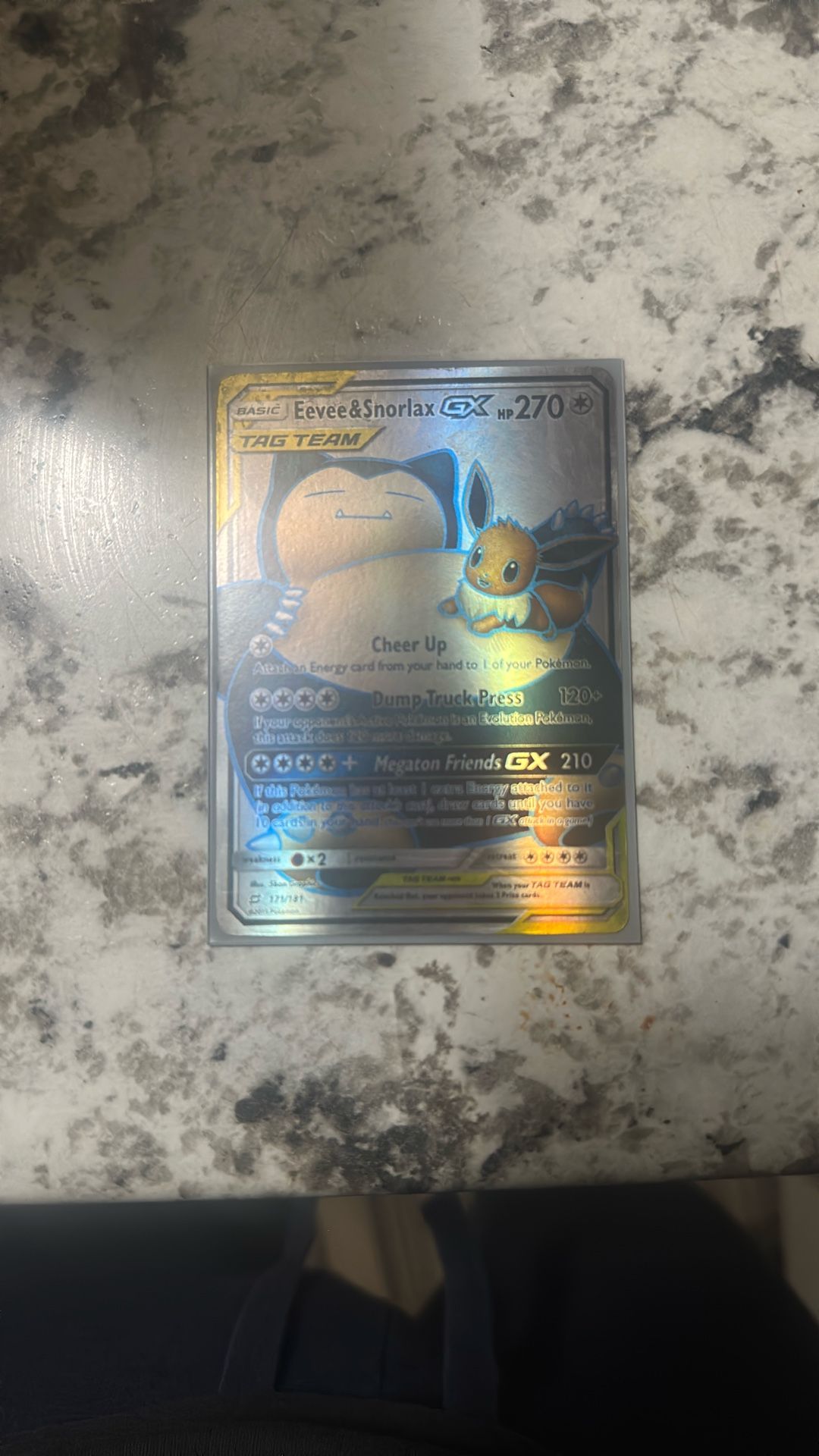 Eevee&Snorlax GX Tag Team 171/181