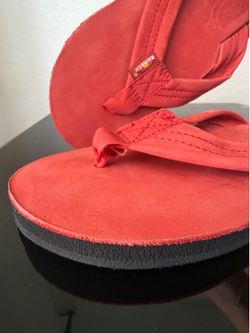 Rainbow Sandals in Red