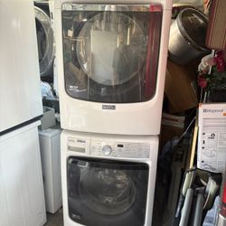 Maytag Stackable Washer And Gas Dryer