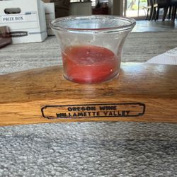 Oregon wine Willamette valley oak Barrel Candle Holder 34”