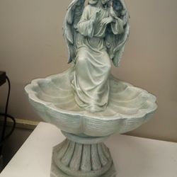 Brand new Designer Angel Or Birdbath Masterpiece Will Brighten up Any Place In The Home Very Detailed