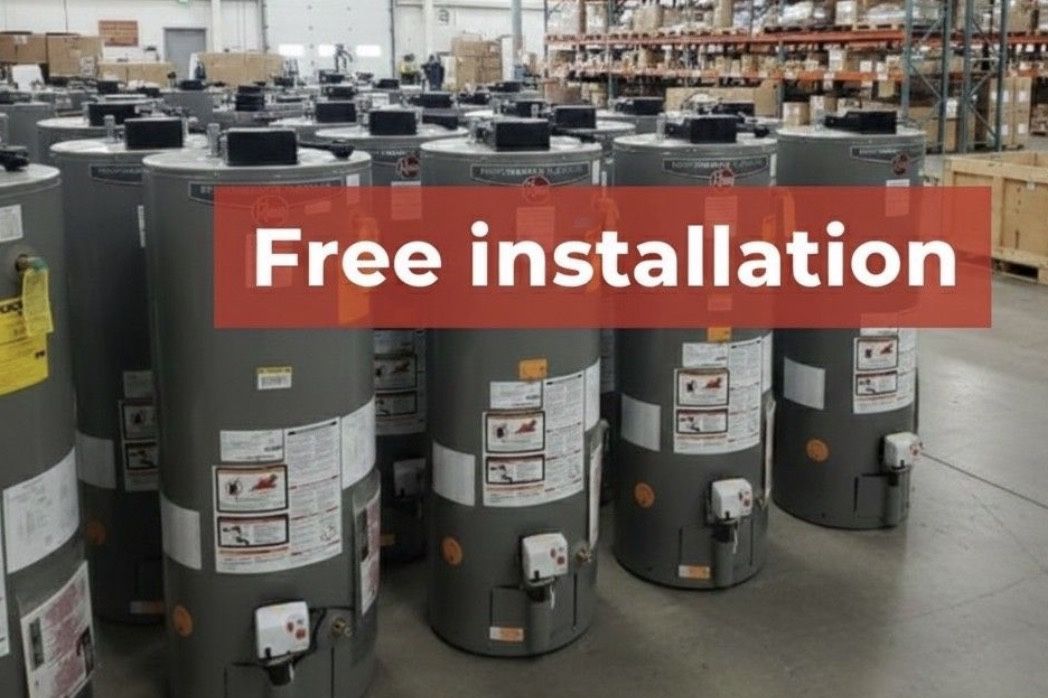 Free Installation Rheem Water Heater