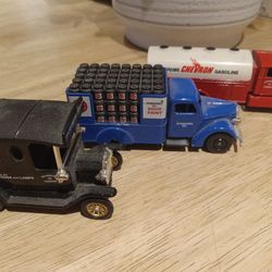 Vintage Die-cast Trucks From Chevron