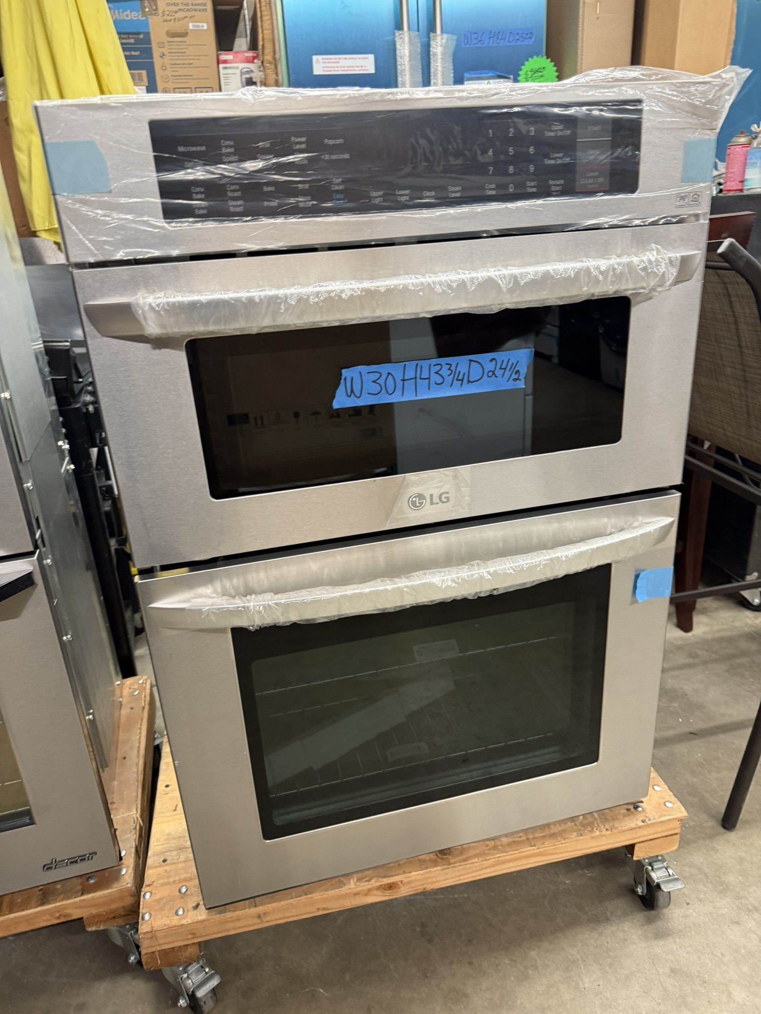 Combo Single Wall Oven And Microwave Convection LG 30”