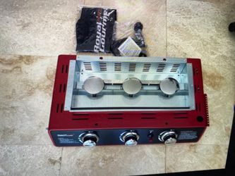 Portable 3 burner gas griddle