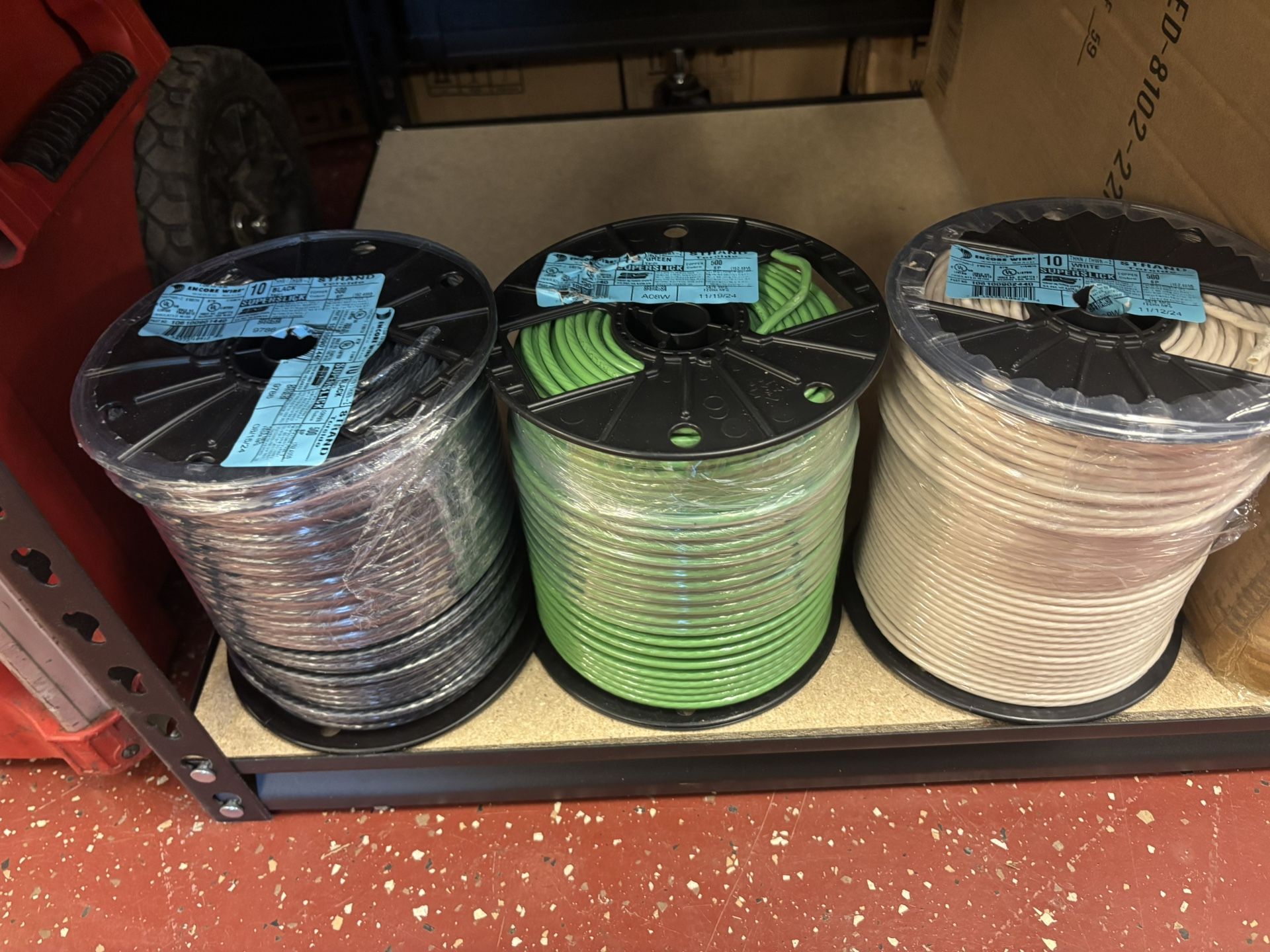 WIRE #10AWG STRANDED 500’ ROLLS