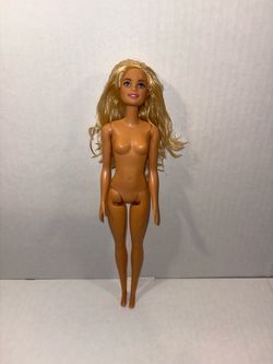 Barbie Fashion Doll Blonde Hair Blue Eyes Doll Only No Clothing.   #0001