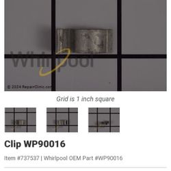 Whirlpool Part Clip