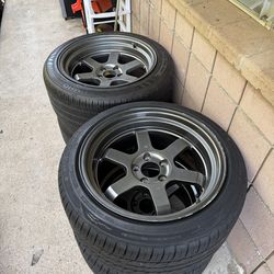 5x114.3  TE37 RIMS