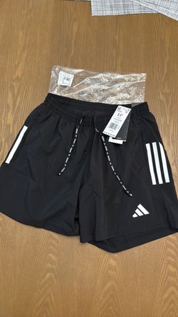 Adidas Mens Own The Run Shorts Running Casual Bottoms - Black - size S - 5” length