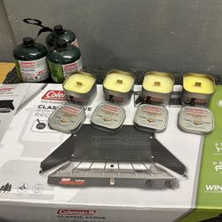 Coleman Stove & Propane & Candles