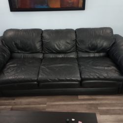 Genuine Leather Sofa 