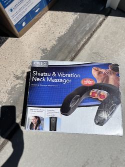 Two Piece Of Luggage And A Neck Warner & Massager