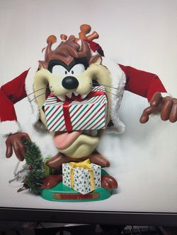 Looney Tunes "Tasmanian Devil" Animated Christmas Figure