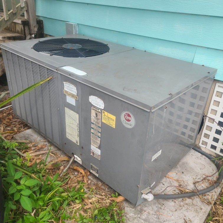 3½ Ton Rheem Package Unit a/c Running Good
