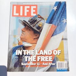 LIFE magazine- Special Commemorative special September 11 issue (In The Land Of The Free) 128 pages book