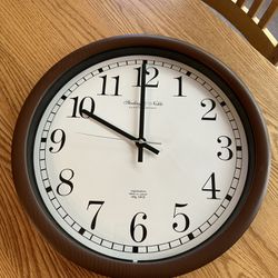 Clock - Sterling Noble  14.5” - NEW - $10