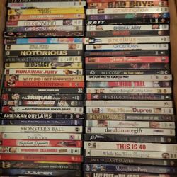 Dvd's 110 count, $1.00 each or $75.00 for all or Best Offer.
