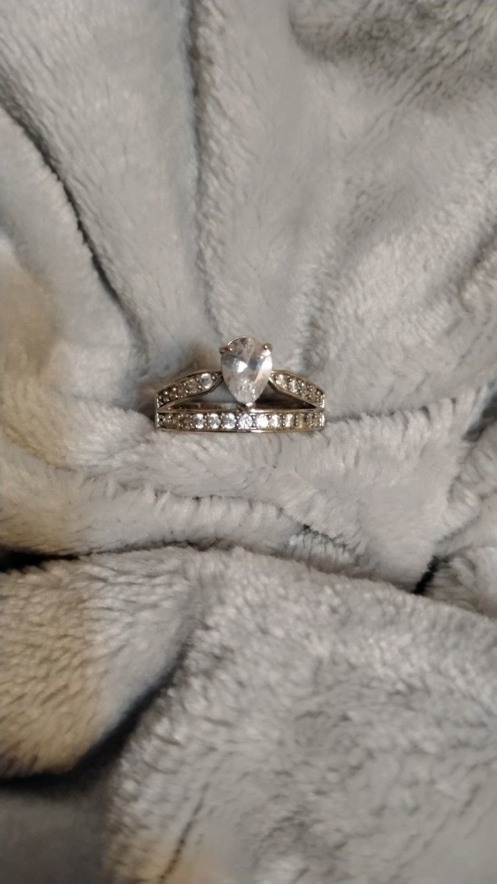 925 Silver Diamond Ring