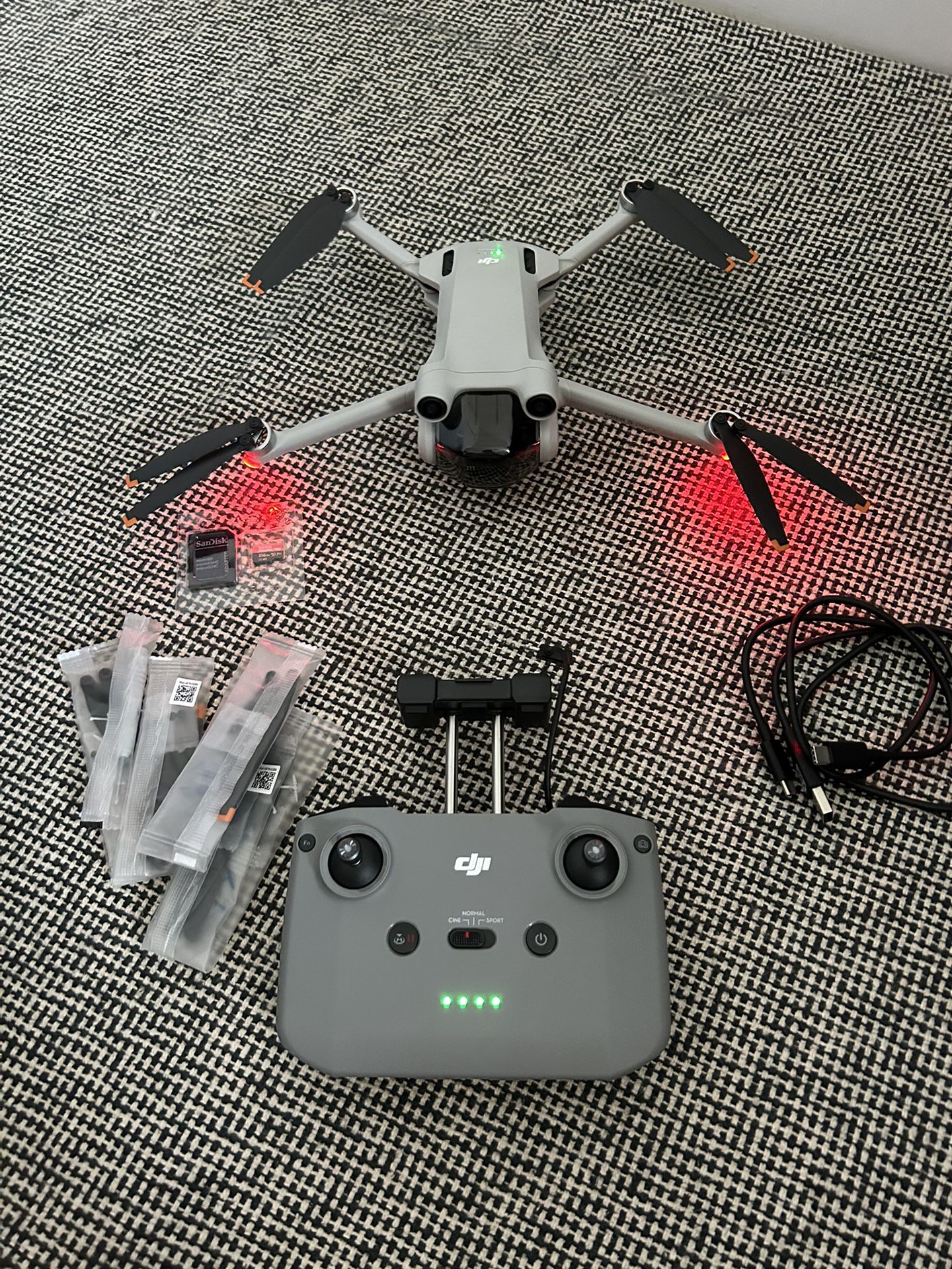 DJI Mini 3 Pro with RC-N1 Controller And Fly More Kit