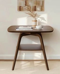 Walnut Square Wooden Dinner Table