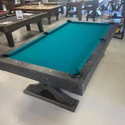 Rustic Pool Table 