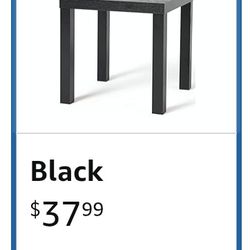 2 Matching Black End Tables
