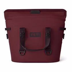 YETI Hopper M15 Tote Soft Cooler Red Vine Red