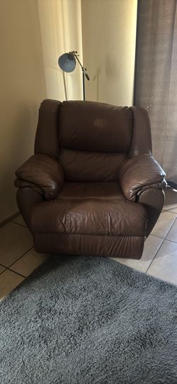 Leather recliner chair free