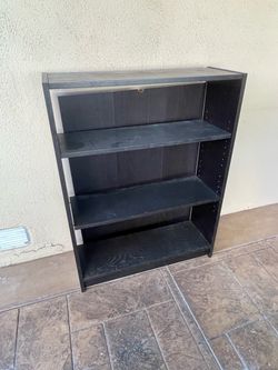Free Black Wood Bookcase