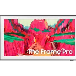 65 Inch Frame Pro Samsung Smart TV 4K UHD QLED with 144 Hz refresh rate. New in the box. 