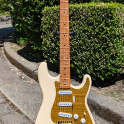 Harley Benton ST-62DLX OW Strat, Professionally setup