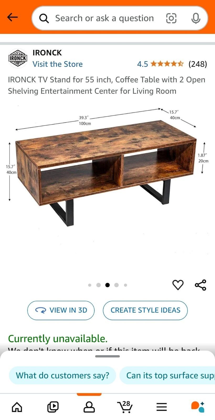 Brand New Coffee Table