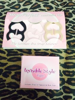 New bra clips and invisible tape new